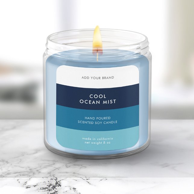 Couleurs personnalisées Étiquette de produit Bloc  (Créateur téléchargé)