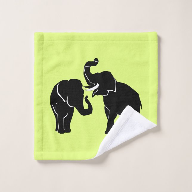 Couleurs personnalisées Serviettes de bain avec El (Gant de toilette)