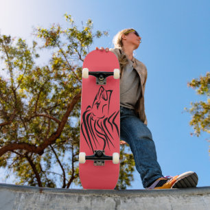 Couleurs personnalisées Skateboard avec Lion coure