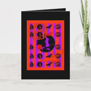 Couleurs Pop Electrique Carte de voeux Halloween
