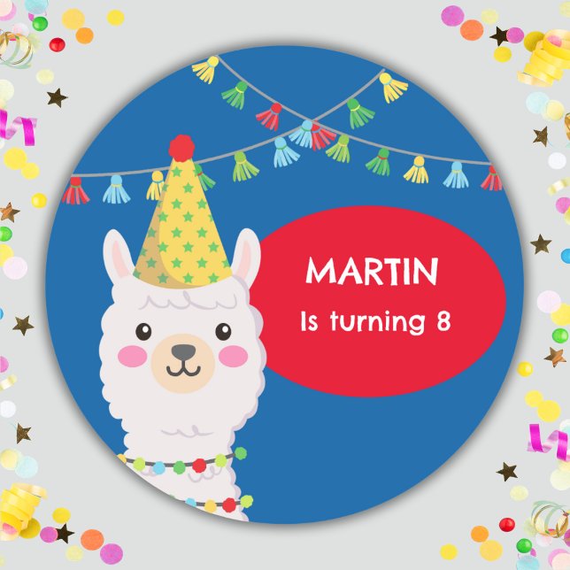 COULEURS PRIMAIRES CARRÉ STICKER LAMA CUMÉ (Créateur téléchargé)