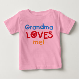 Couleurs primaires Grand-mère m'aime T-shirts