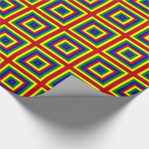 Couleurs primaires, PAPIER À CADEAU CARRÉ LAYÉ