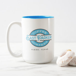 Couleurs Rétro tasse de café est de Parker 15 onces. - 2