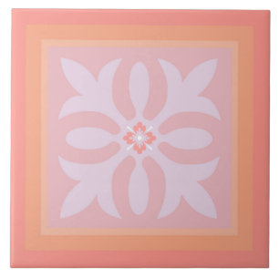 Couleurs rose Millenial motif fonction carreaux