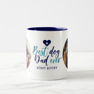 Couleurs Tasse 2 photos Meilleur Papa Chien Ever