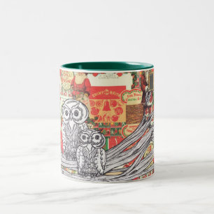 Couleurs Tasse des hiboux 2 de Noël