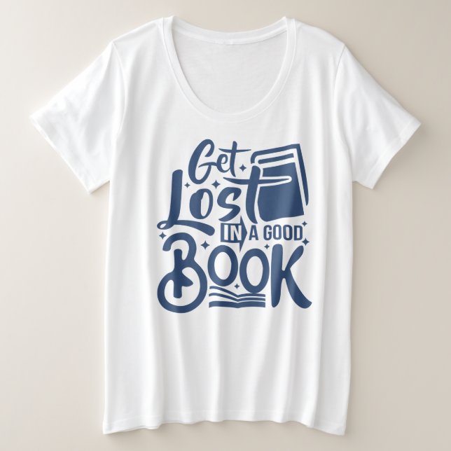 Couleurs tendance bleu marine et blanc Se perdre d (Design devant)