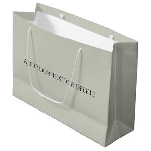 Couleurs tendance - Gris argenté clair Grand sac c