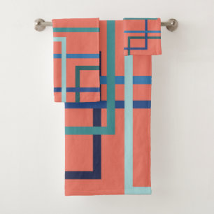 Couleurs tendances Pantone 2019 carrés bleus et ve