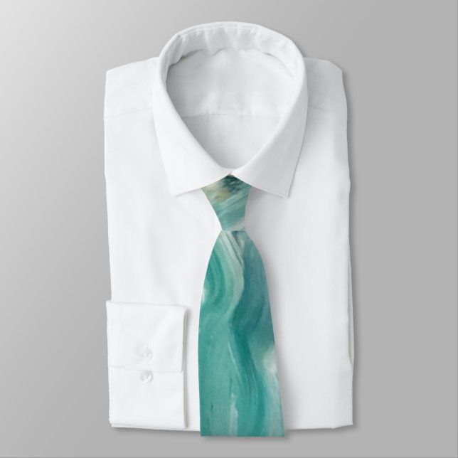 Couleurs Turquoises cool cravate masculine (Attaché)
