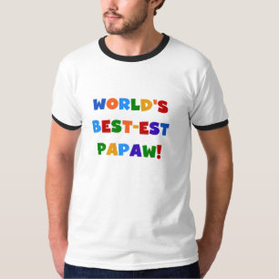 Couleurs vives Meilleures t-shirts et cadeaux Papa