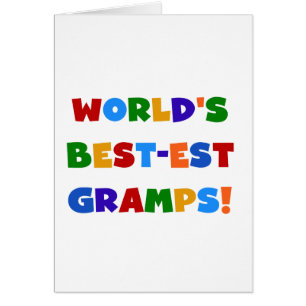 Couleurs vives Meilleurs Cadeaux Gramps du monde