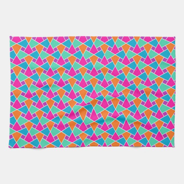 Couleurs vives Motif islamique serviette de cuisin (Horizontal)