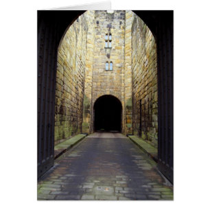 Couloir de meurtre, barbacane, château d'Alnwick,