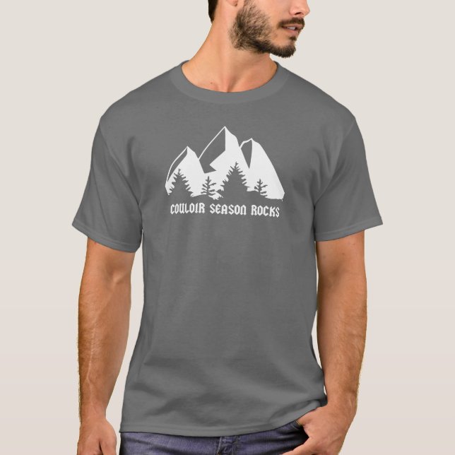 Couloir Season Rocks T-Shirt (Vorderseite)