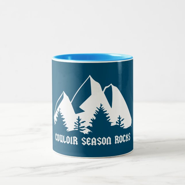Couloir Season Rocks Zweifarbige Tasse (Mittel)