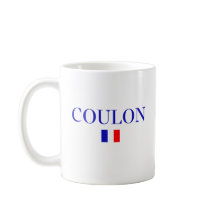 COULON-Frankreich-Flagge