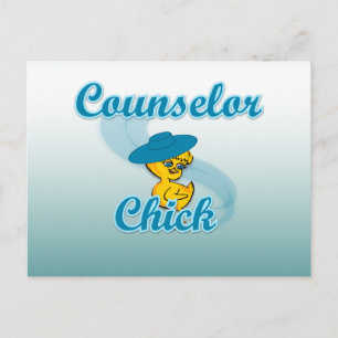 Counselor Chick #3 Postkarte