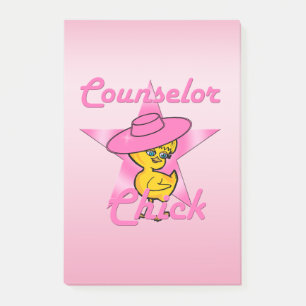 Counselor Chick #8 Post-it Klebezettel