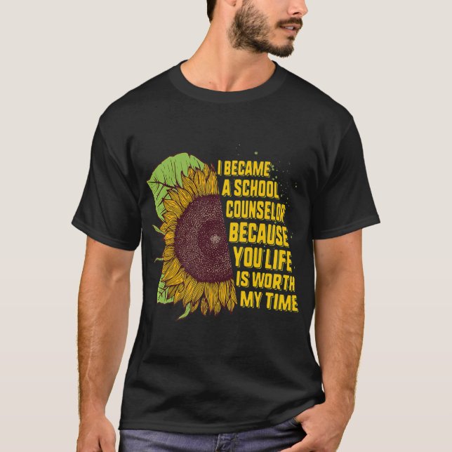 Counselor Sunfloe der National School Counselor We T-Shirt (Vorderseite)