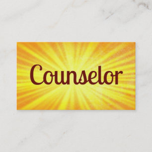 Counselor Sunshine Business Card Visitenkarte