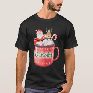Counselor Weihnachten Weihnachtsmann Candy Cane Ru T-Shirt