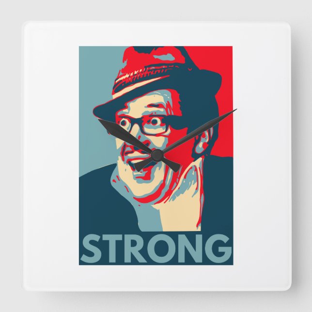 Count Arthur Strong Wall Uhr (Vorderseite)
