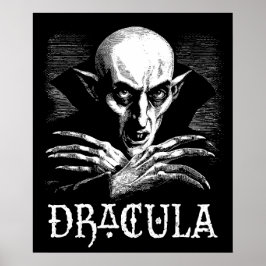 Count Dracula Halloween Vampire Poster