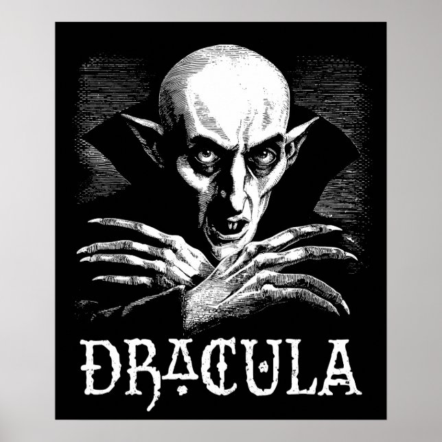 Count Dracula Halloween Vampire Poster (Vorne)