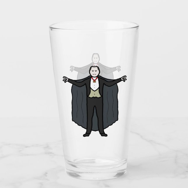 Count Dracula Vampire Glas (Vorderseite)
