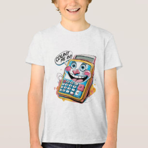 Count Me Zuversichtliche Minimalistische T - Shi Tri-Blend Shirt