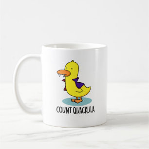 Count Quackula Funny Duck Pun Kaffeetasse