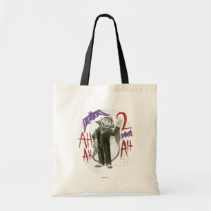 Count von Count B&W Sketch Zeichnend Tragetasche