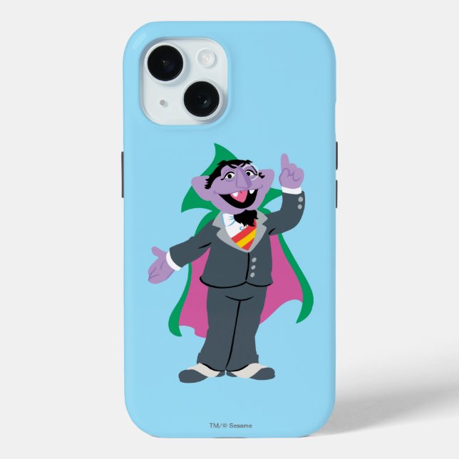 Count von Count Classic Style iPhone 15 Hülle (Rückseite)