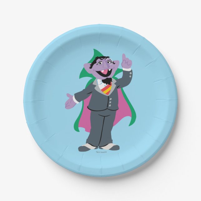 Count von Count Classic Style Pappteller (Vorderseite)
