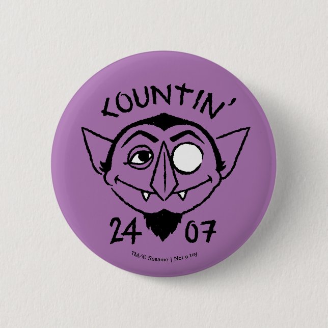 Count von Count Skate Logo - Zählen 24/7 Button (Vorderseite)
