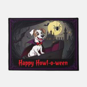 Count Whippet Frohes Howl-o-ween Fußmatte