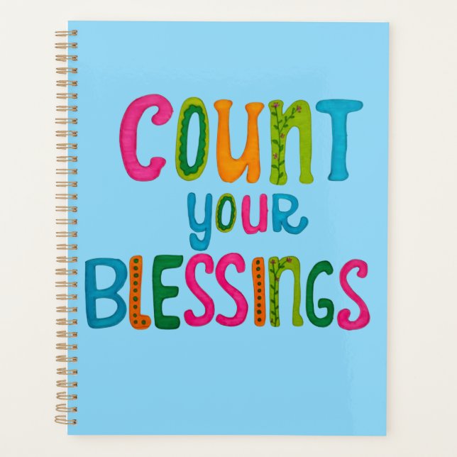 Count your Blessings Planer (Vorderseite)