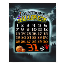 Countdown bis Halloween
