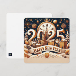 Countdown für die Goldene Stadt Feiertagskarte