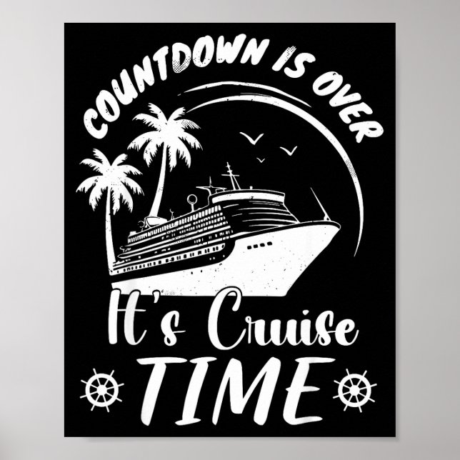 Countdown hat seine Reisezeit überschritten Poster (Vorne)
