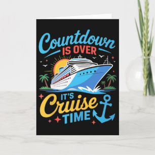 Countdown Ist Vorbei Es Ist Kreuzfahrt Zeit Frauen Karte