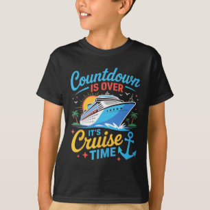 Countdown Ist Vorbei Es Ist Kreuzfahrt Zeit Frauen T-Shirt