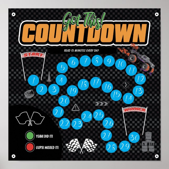 COUNTDOWN POSTER (Vorne)