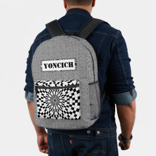 Counter Spirals von Kenneth Yoncich Bedruckter Rucksack