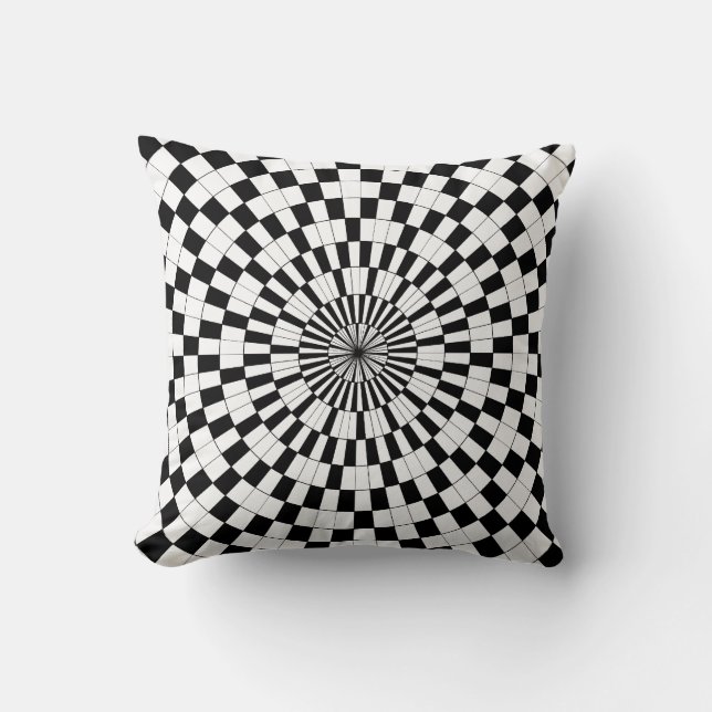Counter Spirals von Kenneth Yoncich Kissen (Vorderseite)