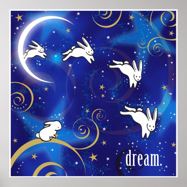 Counting Bunnies Poster (Vorne)