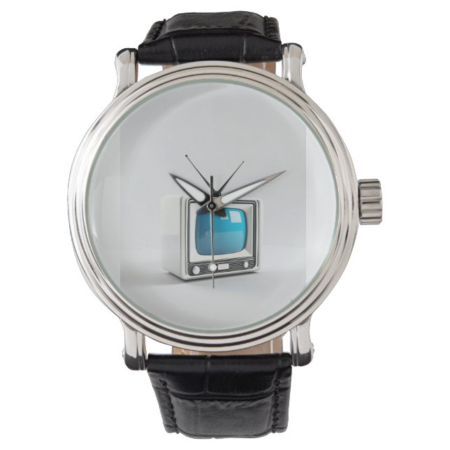 "Counting Seconds: Discover Quality Clocks Online" Armbanduhr (Vorderseite)