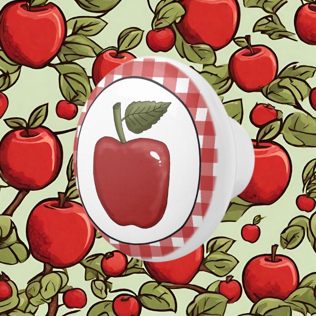 Country Apple Cuisine en Céramique bouton (Créateur téléchargé)